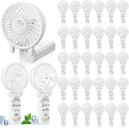 48 Pcs Wedding Mini Handheld Fans for Guests