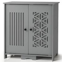 Outdoor PVC Storage Box with Ventilated Doors