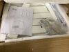 1 Drawer White MDF 17.72 inch W Nightstand - 3