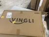 VINGLI Classic 2 Pack Blue Metal Lawn Chair - 2