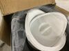VINGLI Portable Toilet with Detachable Inner Bucket Removable Paper Holder Grey - 3