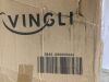 VINGLI Portable Toilet with Detachable Inner Bucket Removable Paper Holder Grey - 4