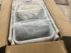 VINGLI 10 Pack White Plastic Folding Chair - 4