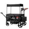 ZTDM 2 Seat Stroller Wagon Foldable Stroller with Footwell
