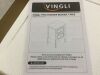 VINGLI White 2-Drawer 15.7-in W x 23.7-in H Nightstand - 3