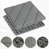 Interlocking Deck Tiles 11.8"x11.8", 27 pc