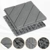 Interlocking Deck Tiles 11.8"x11.8", 27 pc