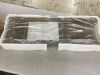 27.6H Extendable Garden Fence