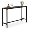 55" Outdoor Bar Table with Adjustable Feet