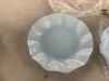 8" Light Blue Scalloped Disposable Plates, 25pc - 3