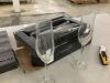 4 Pcs Wedding Cake Knife and Champagne Flutes Server Set - 2