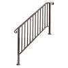 VINGLI 4-5 Steps Handrails for Outdoor Bronze