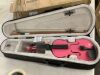 1/8 Violin with Case, Pink