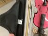 1/8 Violin with Case, Pink - 4