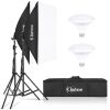 LED Photography Softbox Video Lighting Kit 20"x27"