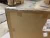 21" Sqaure Outdoor Side Table with Umbrella Hole Black - 2