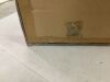 21" Sqaure Outdoor Side Table with Umbrella Hole Black - 4