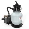 VINGLI 10-in 2087 GPH Sand Pool Filter with 1/3HP Pool Pump and Filter Basket