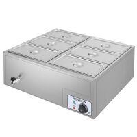 ROVSUN 42 QT 6-Pan Electric Steam Table Countertop