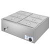 ROVSUN 42 QT 6-Pan Electric Steam Table Countertop