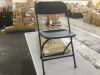 Black Plastic Folding Chair