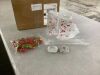 24 pc Cherry Print Plastic Bottles with Lids & Straws - 2