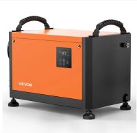VEVOR 70 Pints Commercial Dehumidifier with Pump, Auto Defrost/Drainage, Heavy-duty Galvanized Steel, with 2 Drain Hoses