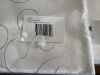 Round White Solid Scroll Tablecloth, Lot of 6 - 3