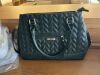 Textured Tote Bag, Black, Lot of 6
