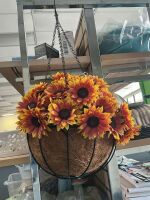 Sunflower Hanging Basket