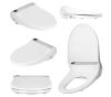 BIO BIDET Bliss BB-2000 Electric Bidet Seat for Elongated Toilets in White with Drylette Towels