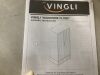 VINGLI Fluted Wardrobe Closet Armoire with Doors and Drawers - Damaged Corners - 6