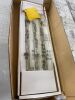 2 Tier Faux Marble Narrow Entryway Console Table - 2