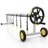 VINGLI 14-ft Upgrade Aluminum Solar Pool Cover Reel Set Standard