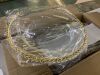 25Pcs Clear Gold Charger Plates - 3