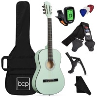 Beginner Acoustic Guitar Set w/ Case, Strap, Digital Tuner, Strings,&nbsp;38in&nbsp;