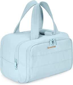BAGSMART Large Wide-Open Travel Toiletry Bag