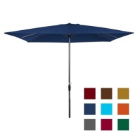 &nbsp;8x11ft Rectangular Patio Umbrella w/ Crank&nbsp;