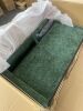 Green Chenille Arm Chair with Storage Arms - 4