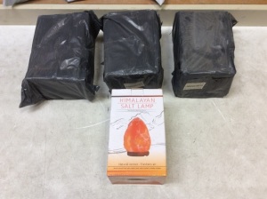 Lot of (4) Himalayan Salt Lamps - Appear New