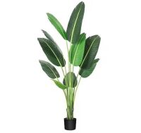 Garvee 5 ft. Artificial Tree Bird of Paradise with 10 Trunks