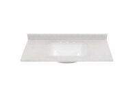 Home Decorators Collection 49 in. W x 22 in. D Engineered Stone Composite White Rectangular Undermount Single Sink Vanity Top in Starry Sky