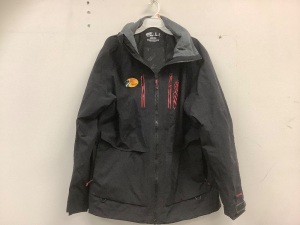 Mens 100mph Rain Jacket, L, E-Commerce Return, Sold as is