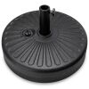 Plastic Patio Umbrella Base Pole Holder Accessory w/ 2 Adjustable Knobs
