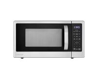 Vissani 1.1 cu. ft. 1000-Watt Countertop Microwave Oven in Fingerprint Resistant Stainless Steel - Dented