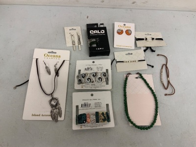 Lot of (10) Assorted Jewelry Pieces, E-Comm Return