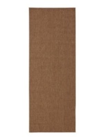 Jardin Collection Sold Brown Indoor/Outdoor Runner Rug, 2'7" x 7' - Appears New&nbsp;