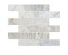 Case of (10) Capri Blue Subway 12 in. x 12 in. x 0.38 in. Honed Marble Mesh-Mounted Mosaic Floor and Wall Tile