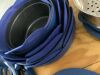 Carote 30pc Premium Nonstick Detachable Cookware Set With Lids and Tools Klein Blue - 4