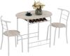 VINGLI 3 Piece Small Kitchen Table Set for 2